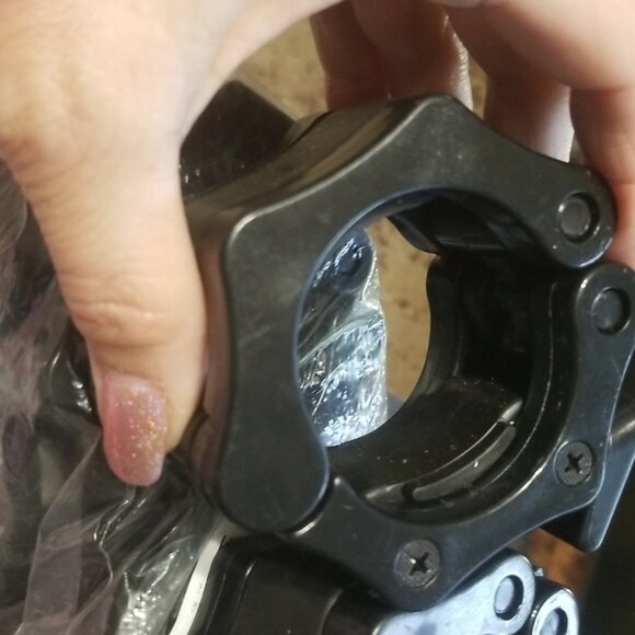 Workout Weight Safery Clips - Olympic Bar - Picture 8 of 8